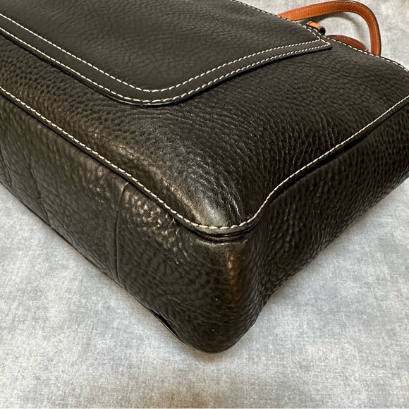 COACH Chelsea Pebbled Black Leather Tote - Picture 11 of 14